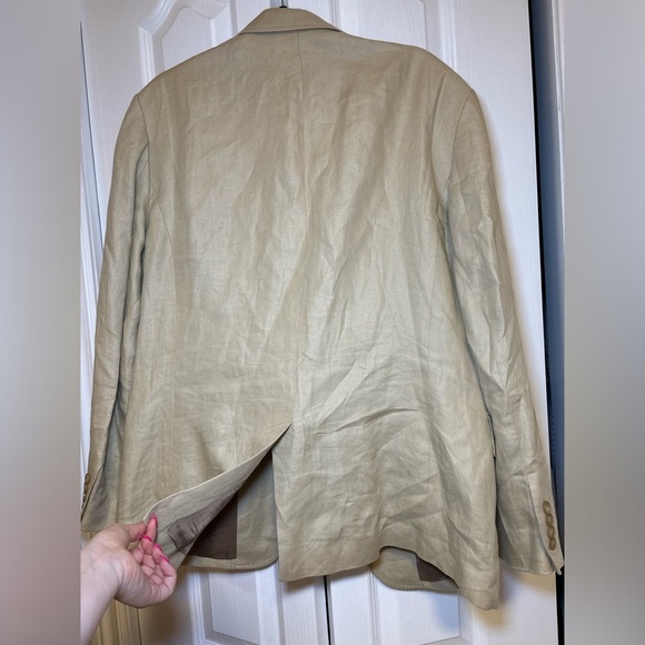 J.Crew - Luxuries Men's Blazer Crosby Classic-fit Suit Jacket 100% Irish Linen - Picture 4 of 13